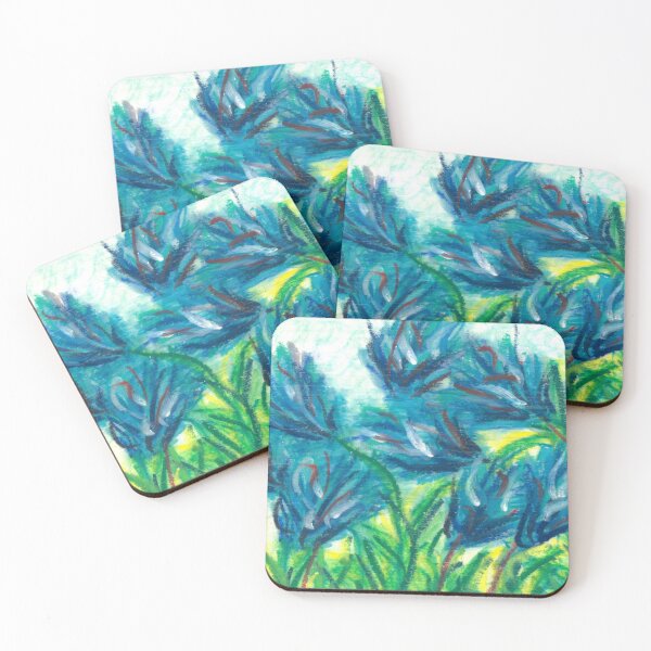 Item preview, Blue Flowers in the Wind designed and sold by Sarah Aubry.