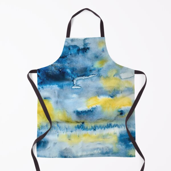 Item preview, Watercolor wash Mixture of Blue and Yellow designed and sold by Gainor Andrews.