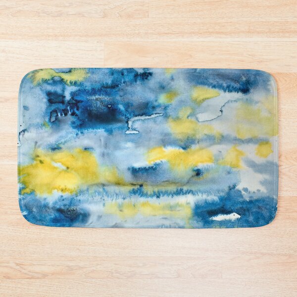 Item preview, Watercolor wash Mixture of Blue and Yellow designed and sold by Gainor Andrews.