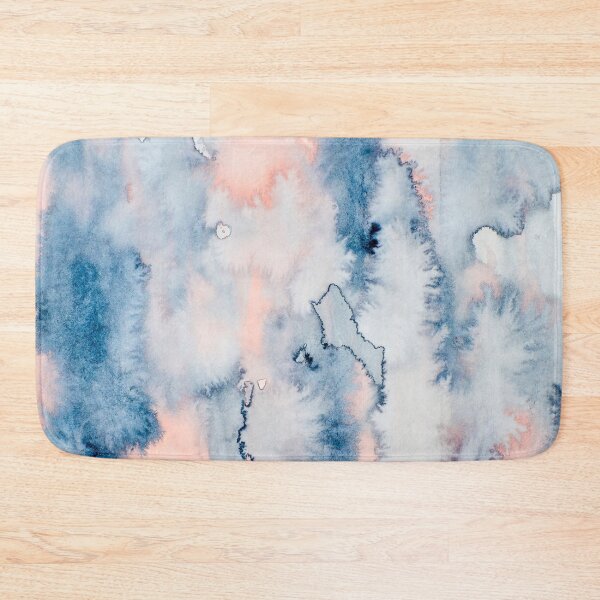 Item preview, Watercolor wash Mixture of Blue and pink  splotches designed and sold by Gainor Andrews.