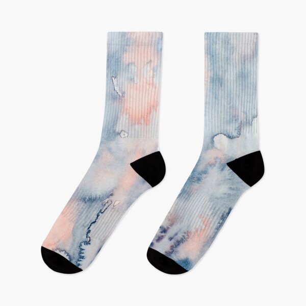 Item preview, Watercolor wash Mixture of Blue and pink  splotches designed and sold by Gainor Andrews.