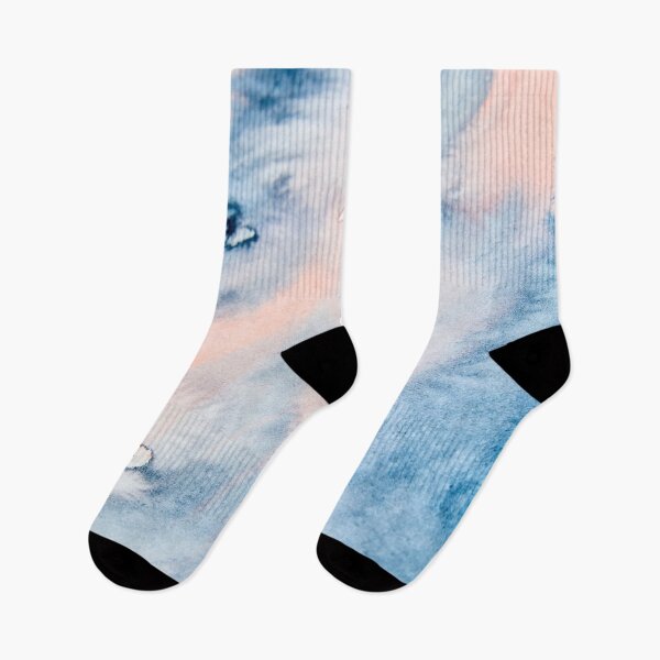 Item preview, Watercolor wash Mixture of Blue and pink flow designed and sold by Gainor Andrews.