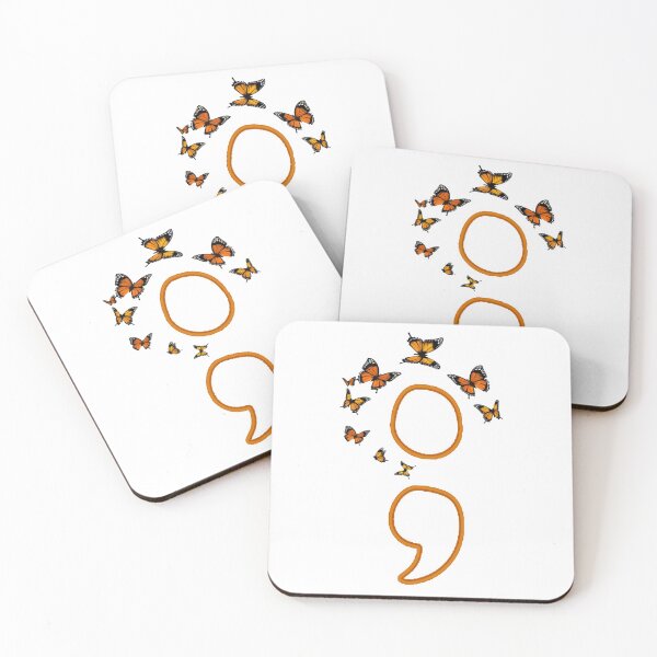 Item preview, Semi colon butterflies mental health designed and sold by Finde.