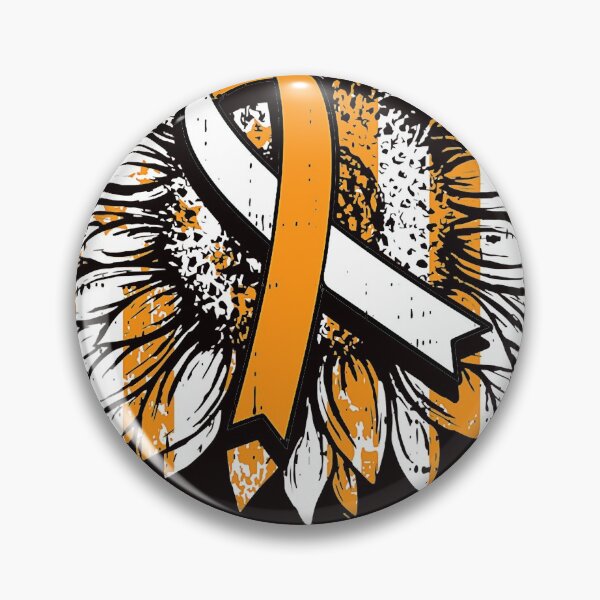 Item preview, Orange Ribbon Multiple Sclerosis Awareness Sunflower designed and sold by tranminhthuan19.