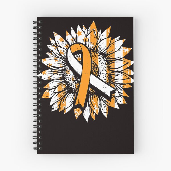 Item preview, Orange Ribbon Multiple Sclerosis Awareness Sunflower designed and sold by tranminhthuan19.