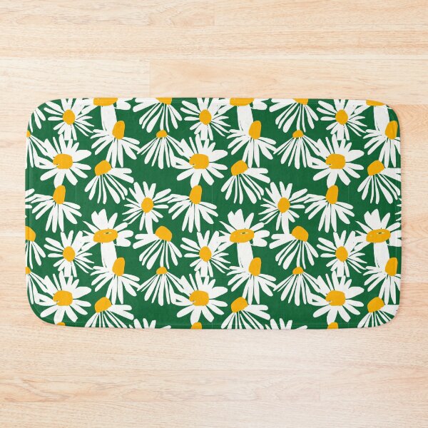 Item preview, Green Yellow Daisies - Hand Drawn Flowers designed and sold by Alli Well.