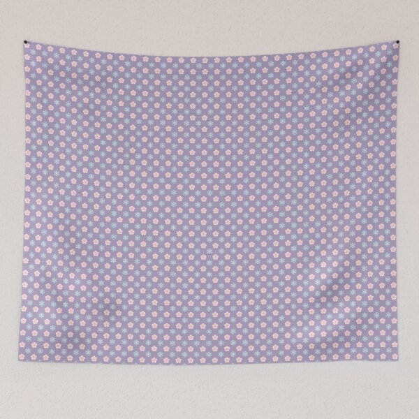 Item preview, Sakura and Snowflakes Pattern Purple designed and sold by Emeradia.