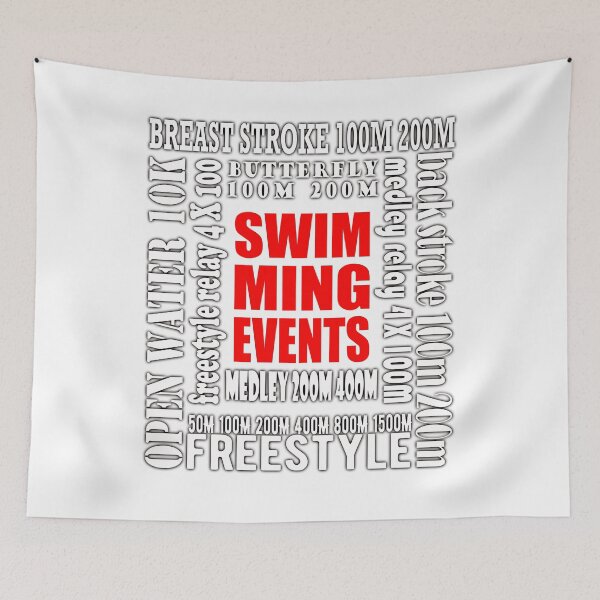 Item preview, Swimming Sporting Events designed and sold by MimsTees.