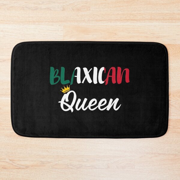 Item preview, Queen Half Black Half Mexican American Blaxican print designed and sold by jakehughes2015.