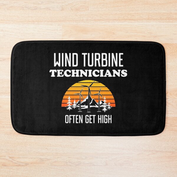 Item preview, Get High Wind Turbine Technician print designed and sold by jakehughes2015.