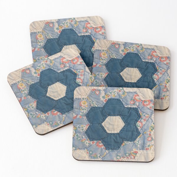 Item preview, Blue quilt flower designed and sold by memorguson.