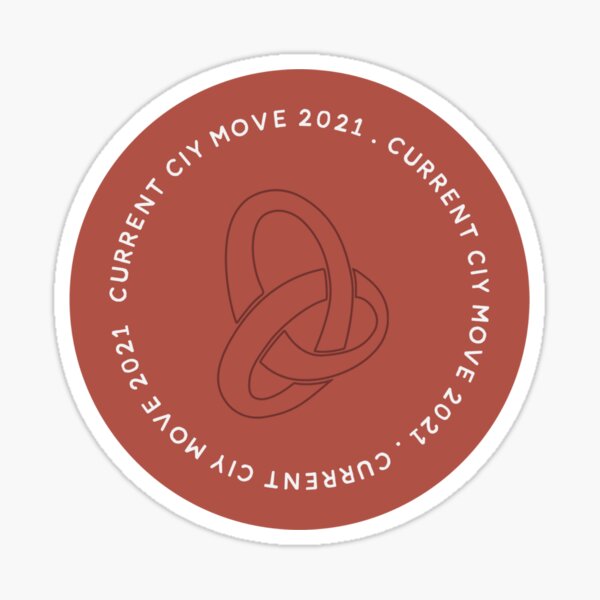 "Current CIY Move Sticker" Sticker for Sale by SydneyHillArt Redbubble