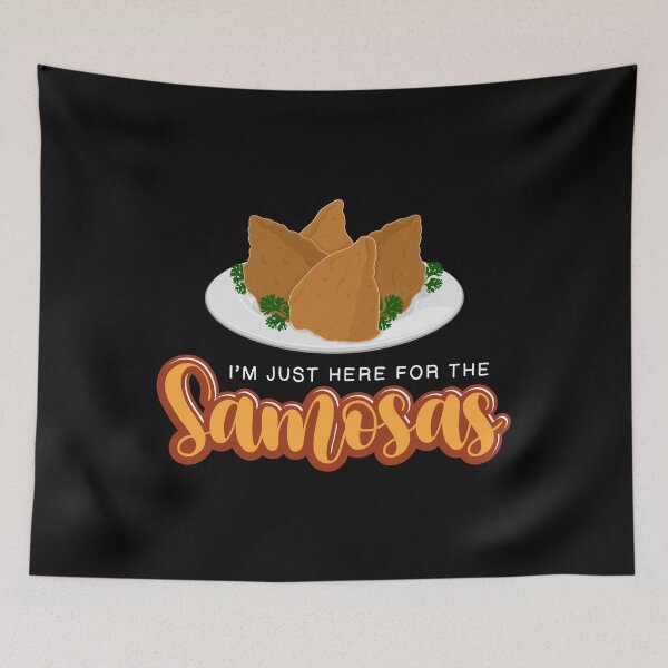 Item preview, Funny Indian Food Lover I’m Just Here For Samosas design designed and sold by jakehughes2015.
