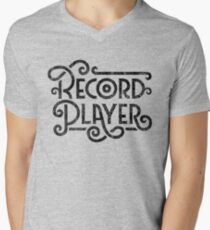 Record Player Mono Men's V-Neck T-Shirt