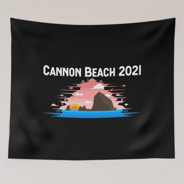 Item preview, Fun Matching Cannon Beach 2021 Vacation print designed and sold by jakehughes2015.