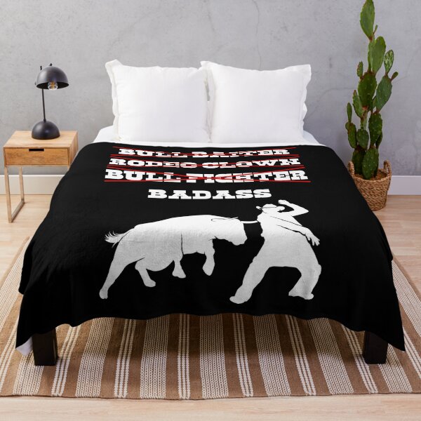 Rodeo Clown Throw Blankets for Sale | Redbubble