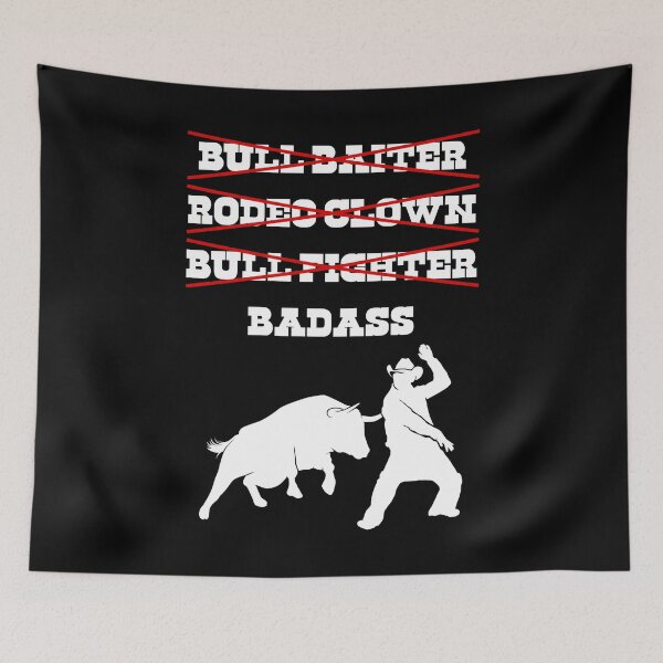Item preview, Badass Bullfighter Bullfighting Rodeo Clown graphic designed and sold by jakehughes2015.