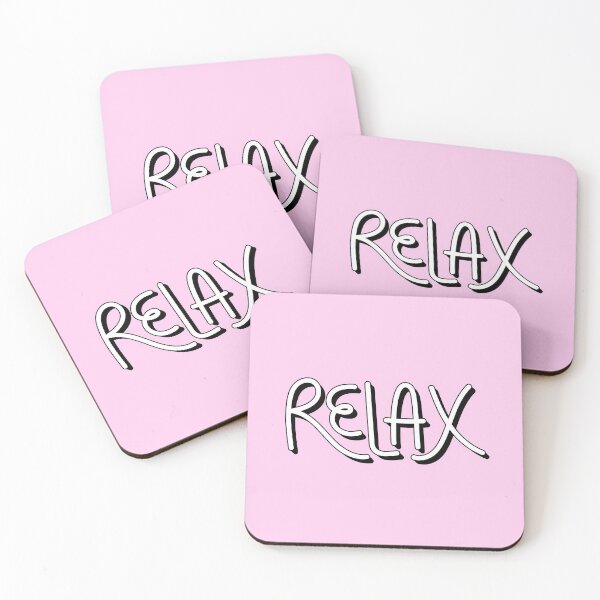 Item preview, Relax Typography Illustrated Pink Background designed and sold by Peekonet.