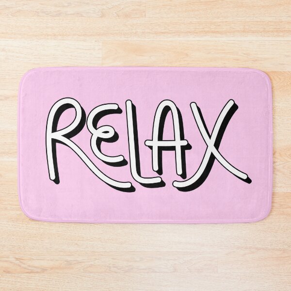 Item preview, Relax Typography Illustrated Pink Background designed and sold by Peekonet.