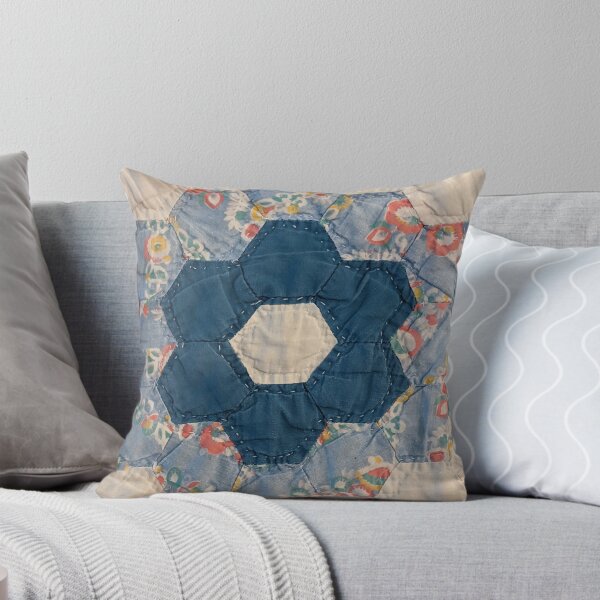 Item preview, Blue quilt flower designed and sold by memorguson.