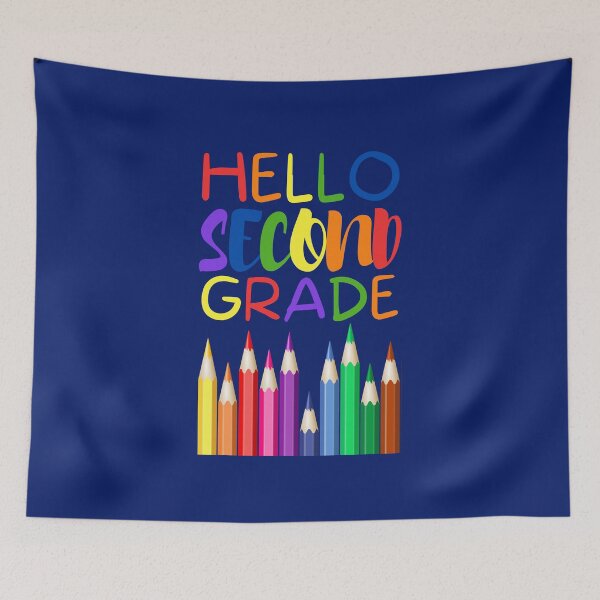 Item preview, hello second grade 2nd grader designed and sold by Hey-Nice-Shirt.