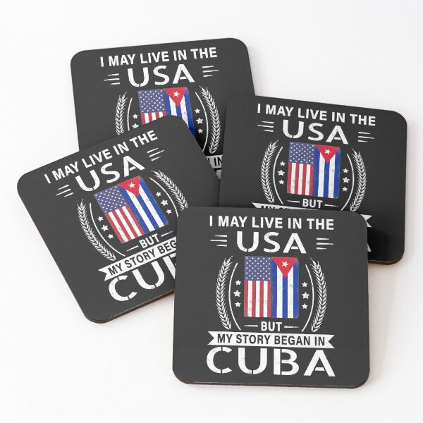 Item preview, American Cuban Flag - My Story Began In Cuba designed and sold by JosefaWheeler.