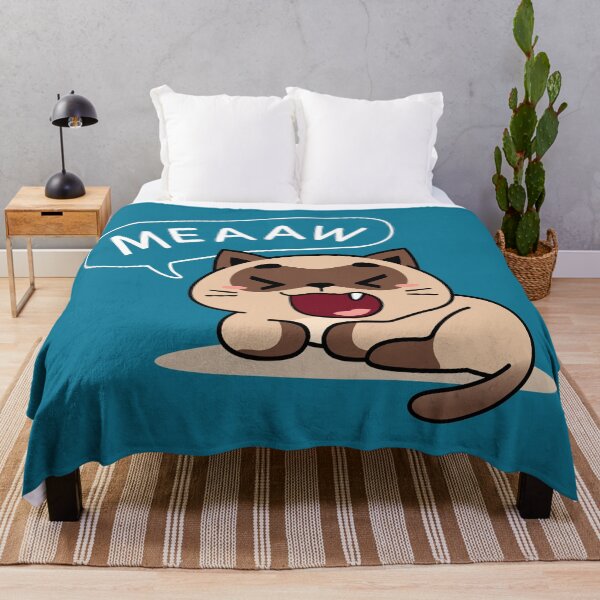 Item preview, MEAW! Meowing Yawning Cat designed and sold by Jandsgraphics.