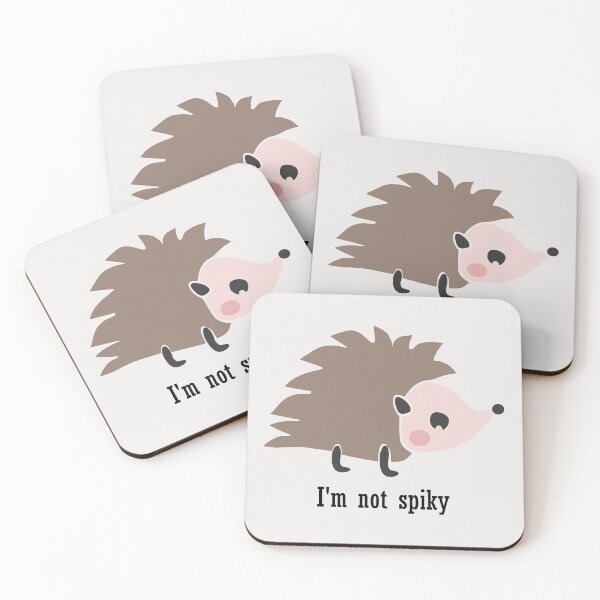 Item preview, I'm not spiky hedgehog fun pattern  designed and sold by anzelas.