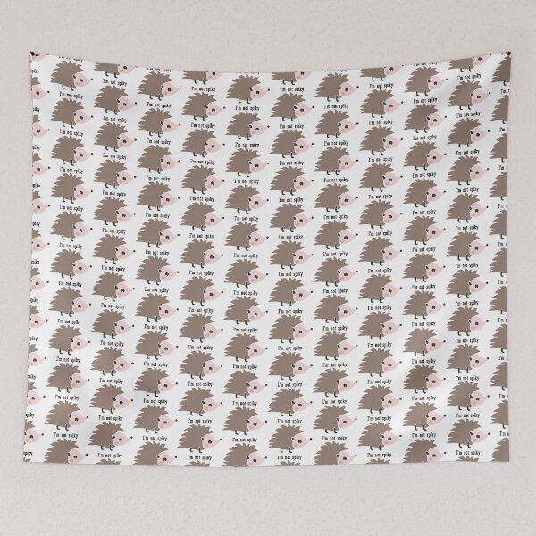 Item preview, I'm not spiky hedgehog fun pattern  designed and sold by anzelas.