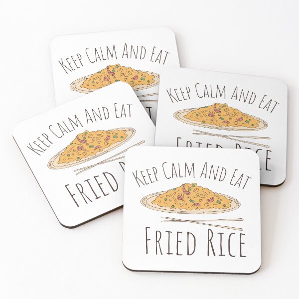 Item preview, Keep Calm and Eat Fried Rice designed and sold by SweetAndSpice.
