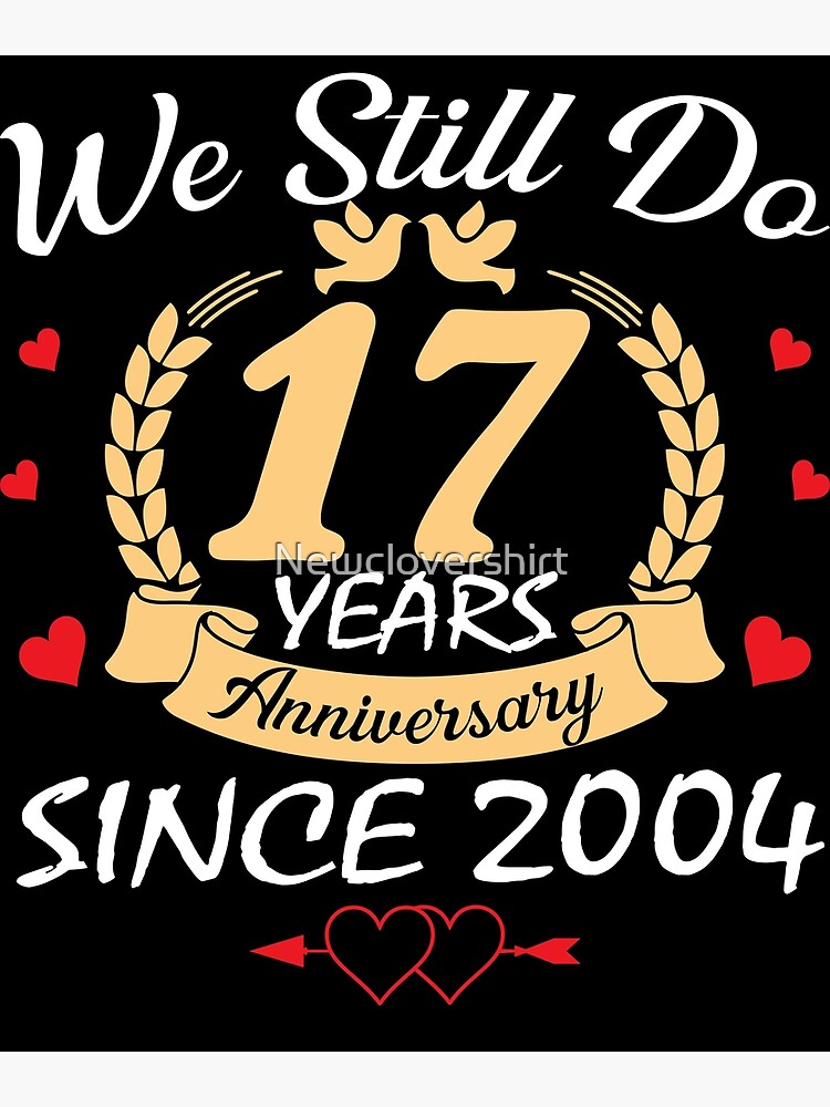 17 year online wedding anniversary