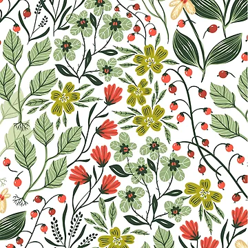 Artwork thumbnail, Spring Floral by RizaMonera