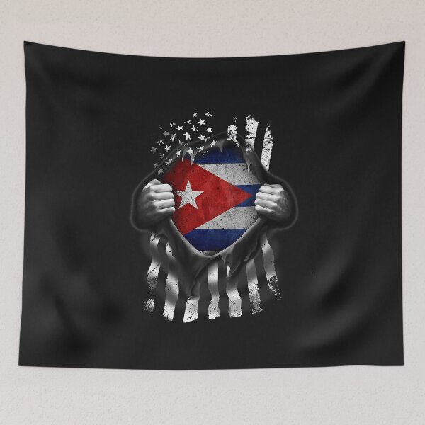 Item preview, Cuba Bandera de Estados Unidos Cubano Americano designed and sold by JosefaWheeler.