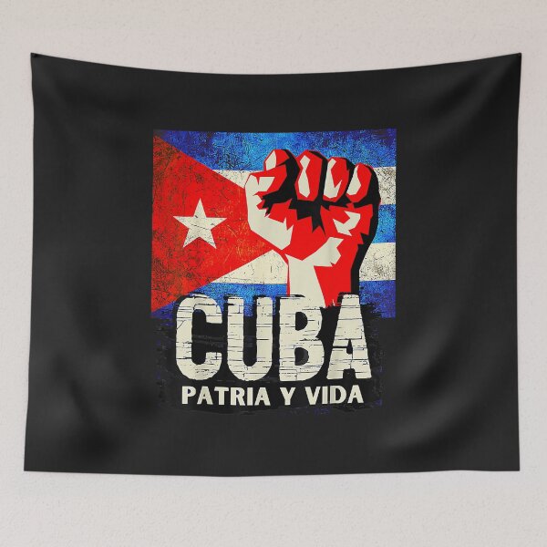 Artikelvorschau, Kubanische Protestfaustflagge S.O.S. Cuba Libre SOSCuba Libertad entworfen und verkauft von JosefaWheeler.