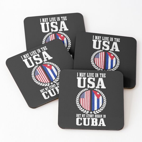 Item preview, I May Live In The USA But My Story Began In Cuba Cuban Pride  designed and sold by JosefaWheeler.