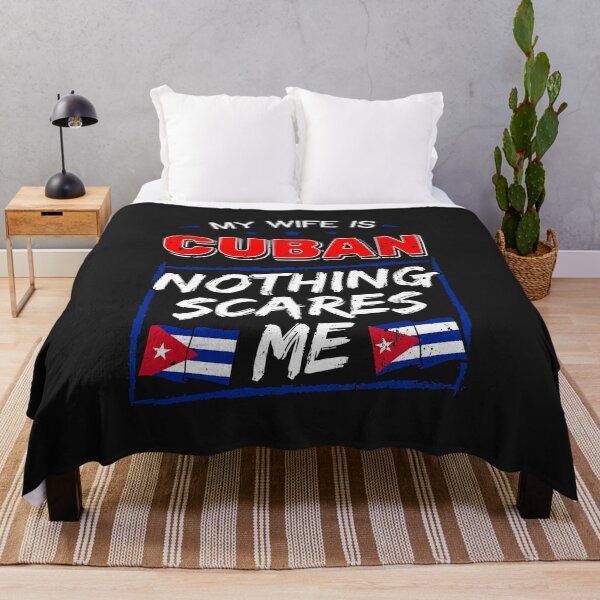 Item preview, My Wife Is Cuban Republic of Cuba Heritage Roots Flag Pride  designed and sold by JosefaWheeler.