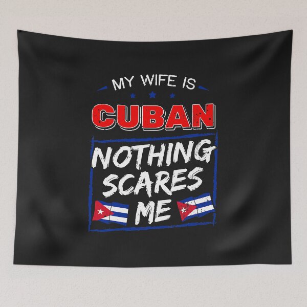 Item preview, Mi esposa es el orgullo de la bandera de las raíces del patrimonio de la República de Cuba designed and sold by JosefaWheeler.