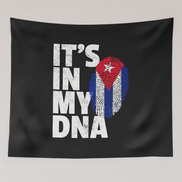 Item preview, IT'S IN MY DNA Cuba Flag Cuban T Shirt Novelty Graphic Gift designed and sold by JosefaWheeler.