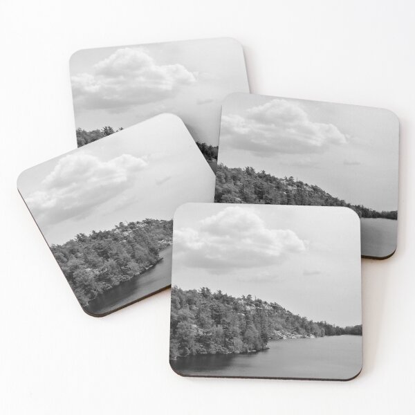 Item preview, Lakeside Scenery- Black and White designed and sold by EvanDesigns.