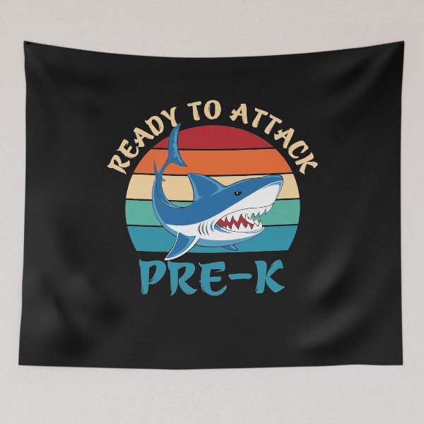 Item preview, Listo para atacar pre k shark vintage designed and sold by anthonybarr1205.