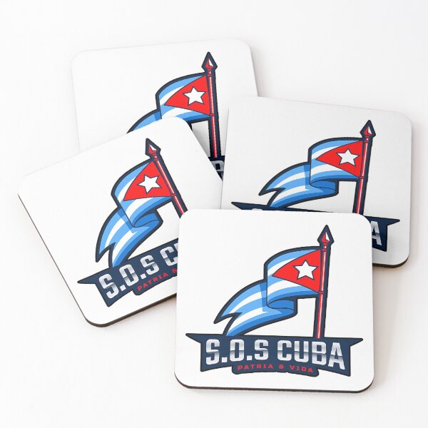 Item preview, SOS Cuba Viva Cuba Libre Cubanos Bandera Cubana designed and sold by JosefaWheeler.