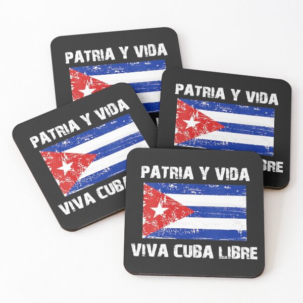 Item preview, Mujer PATRIA Y VIDA VIVA CUBA LIBRE V-Neck designed and sold by JosefaWheeler.