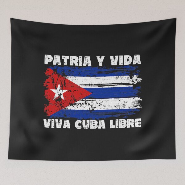 Item preview, Bandera Viva Cuba Libre Patria Y Vida Cuba, Revolución Cubana, designed and sold by JosefaWheeler.