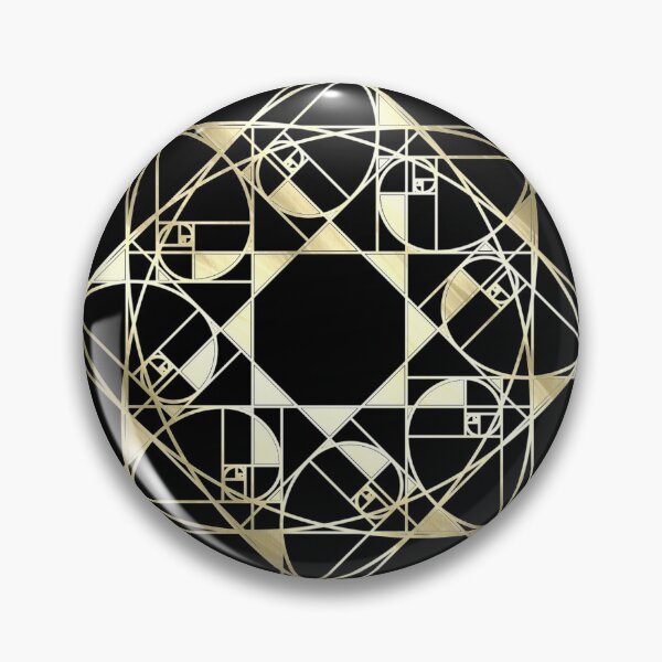 Artikelvorschau, Goldenes Spiral-Mandala entworfen und verkauft von M.R. Spann.