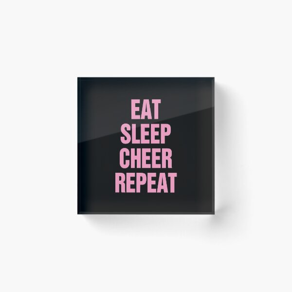 Item preview, eat sleep cheer repeat designed and sold by directgifts.