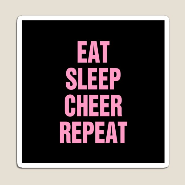 Item preview, eat sleep cheer repeat designed and sold by directgifts.