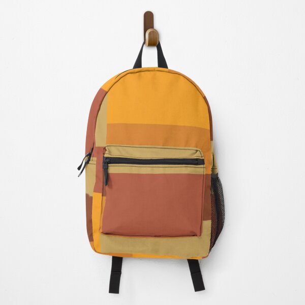 Item preview, Orange tan and gold block stripes designed and sold by BLMcreations.
