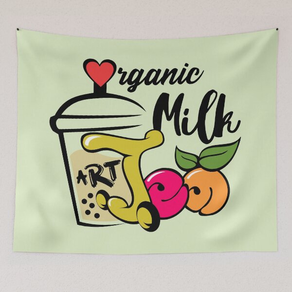 Item preview, Organic Milk Tea  Logo designed and sold by markyartshop.