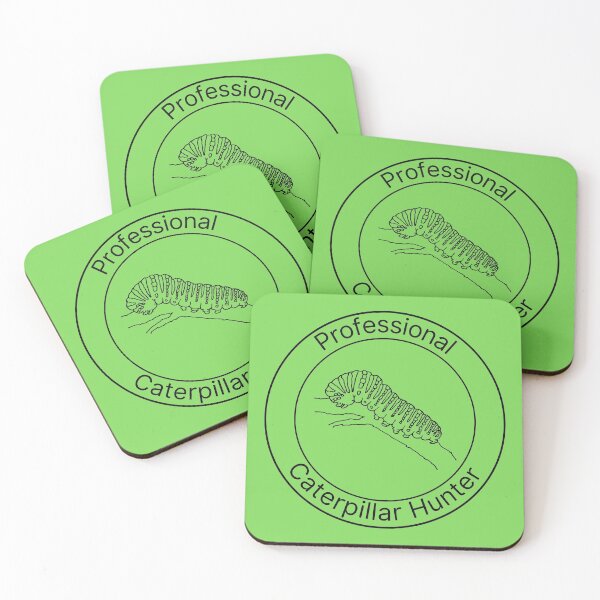 Item preview, Black Professional Caterpillar Hunter Badge designed and sold by PolishedPin.