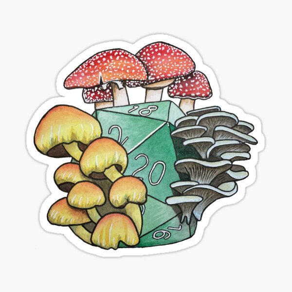 Paper & Party Supplies Stickers Stickers, Labels & Tags Mushroom Dragon ...